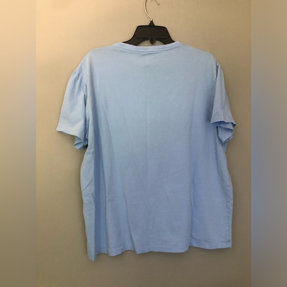 Polo Ralph Lauren Size Large Short Sleeve V Neck Light Blue T Shirt # - Picture 6 of 7